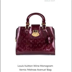 Louis Vuitton Monogram Vernis Melrose Ave Bag